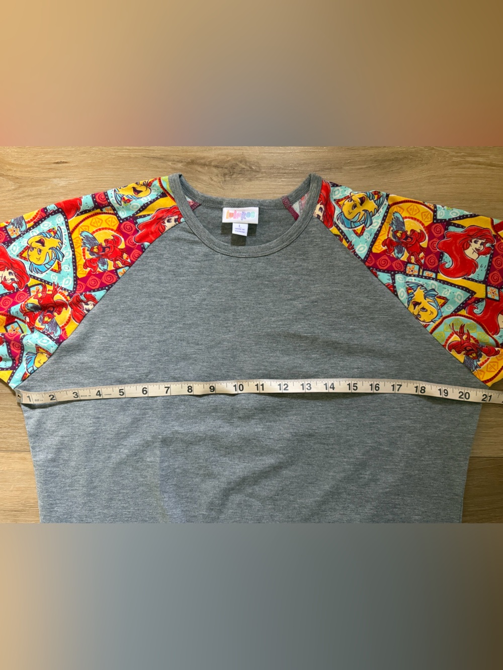 LULAROE Disney Collection Randy Raglan Tee NWT - Picture 2 of 7